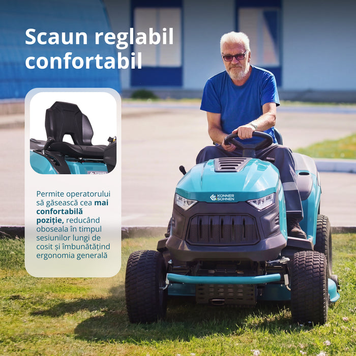 Tractor de tuns gazon pe benzină KS 98TMG-H