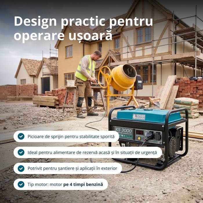 Generator pe benzină „Könner & Söhnen” KS 3000