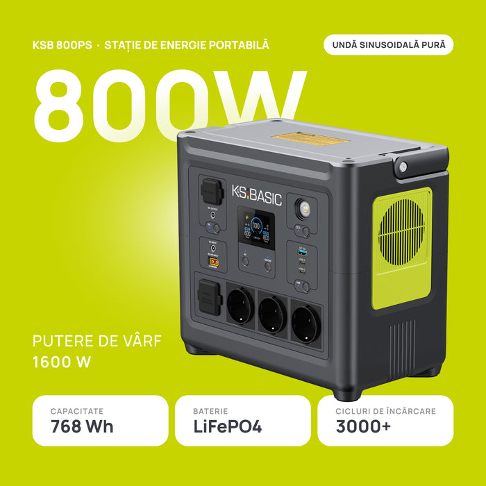 Stație de încărcare portabilă KSB 800PS