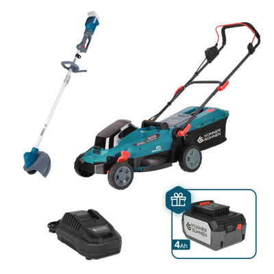 Kit promotionnel pour l'entretien de la pelouse KS 33LM-BCT20V-SET