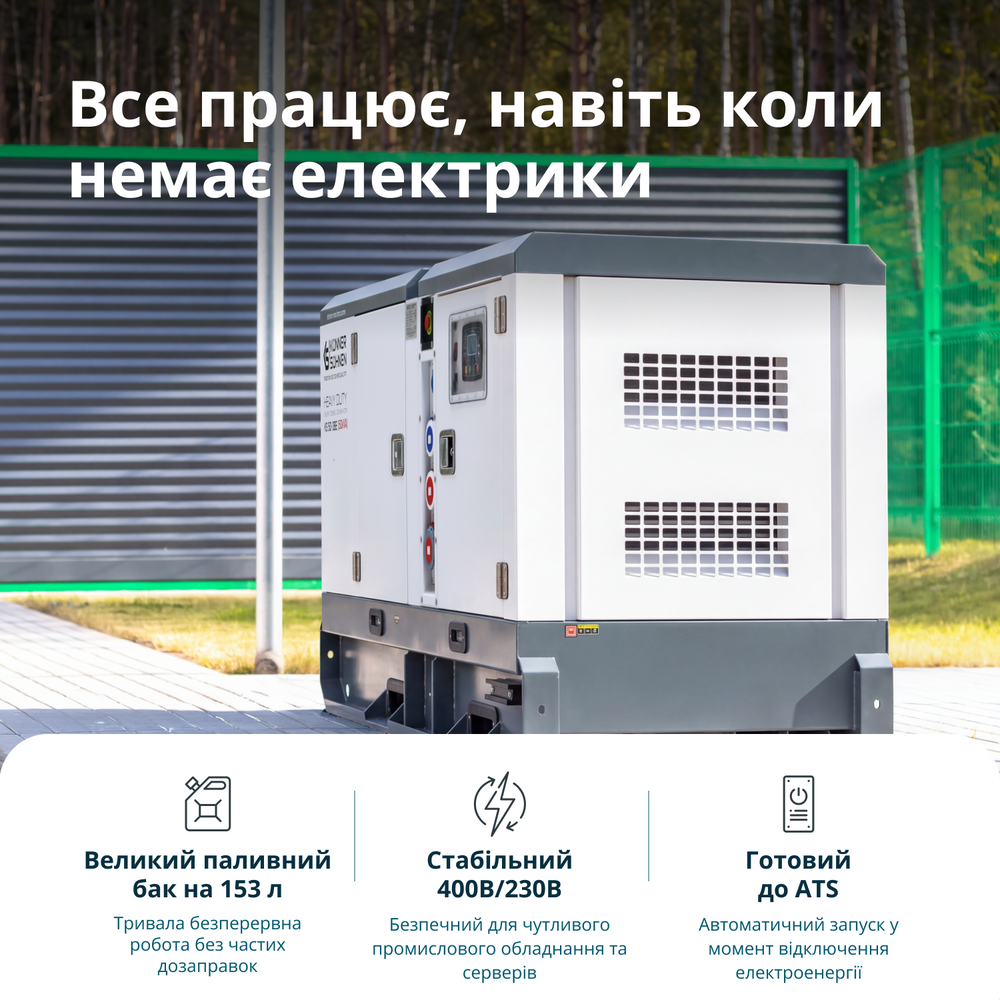 KS 50-3BE Дизельна трифазна електростанція