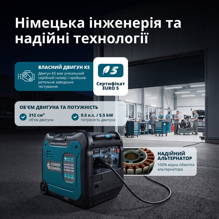 Інверторний генератор KS 5500iE S ATSR