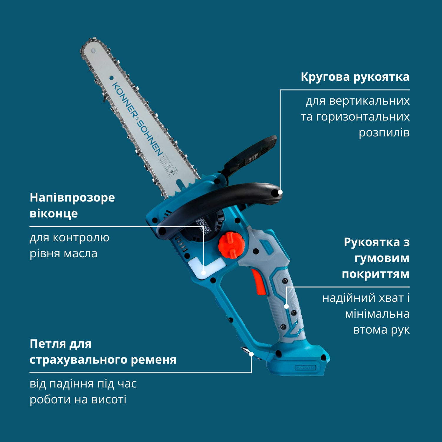 Акумуляторна пила KS MCS20V-12 SET PLUS