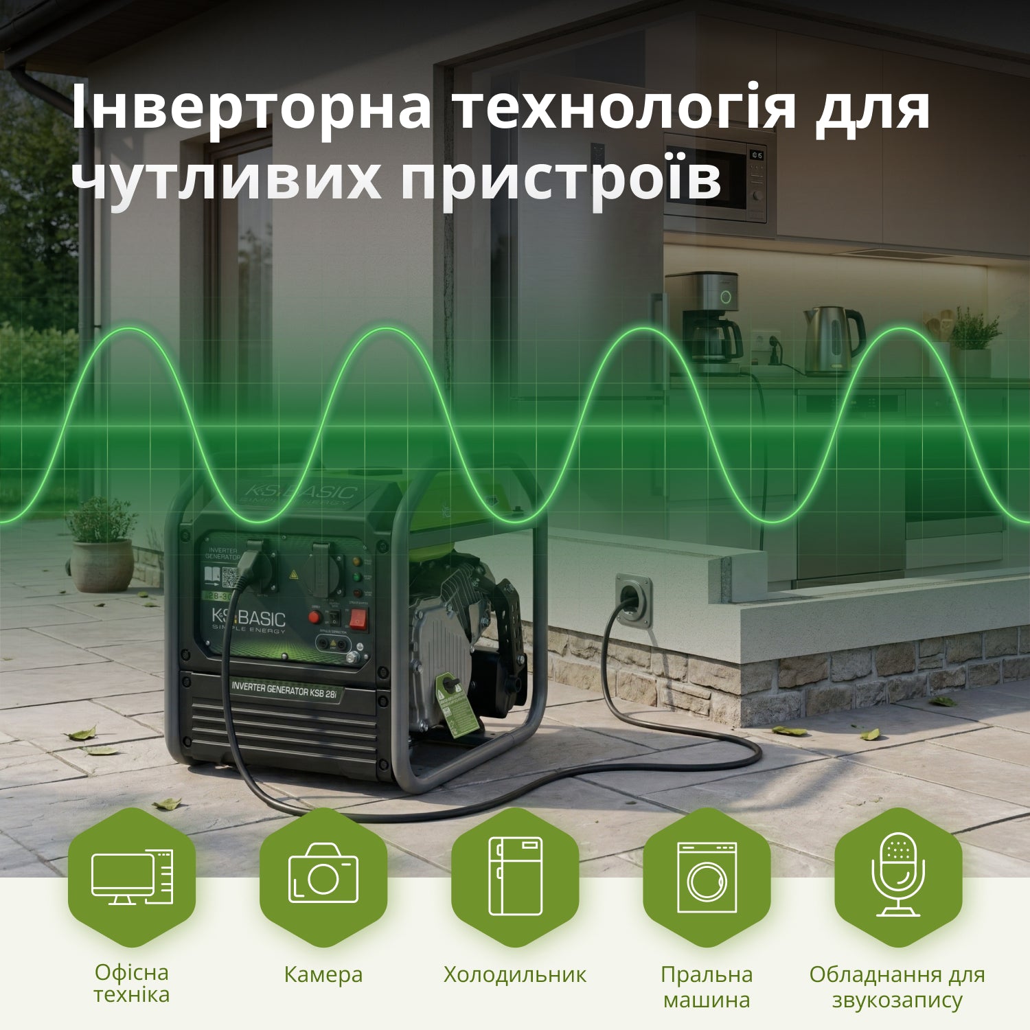 Інверторний генератор KSB 28i 