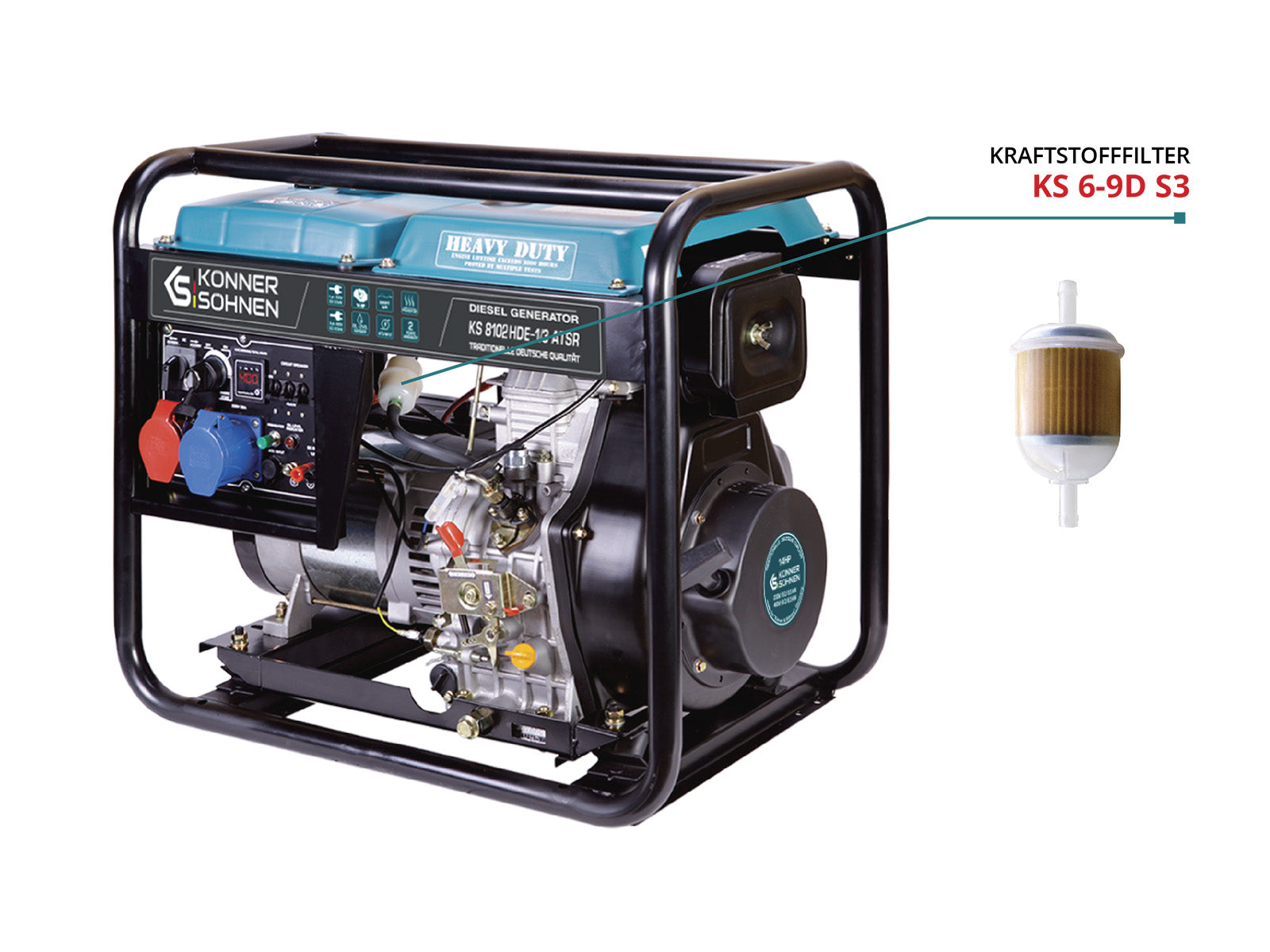 Palivový filtr KS 6-9D S3