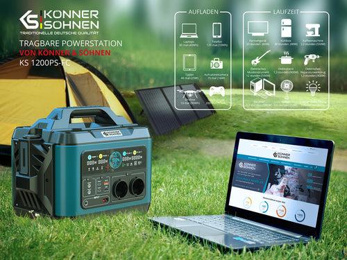 Station d'alimentation portable KS 1200PS-FC
