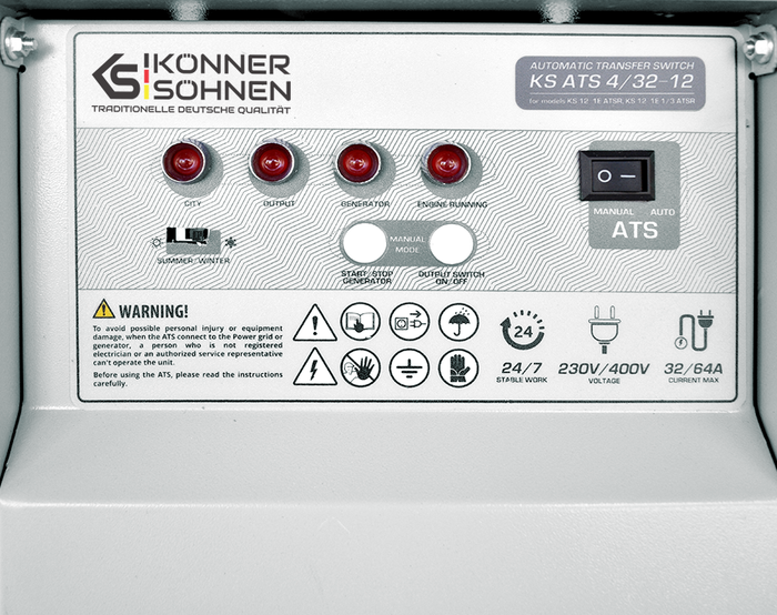 Interruptor de Transferência Automática KS ATS 4/32-12