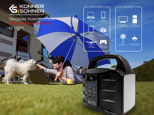 Station d'alimentation portable KS 100PS