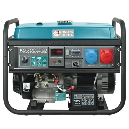 Benzinegenerator "Könner & Söhnen" KS 7000E 1/3