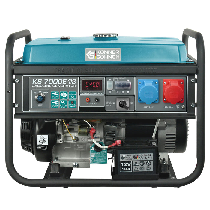 Generator benzynowy „Könner & Söhnen” KS 7000E 1/3