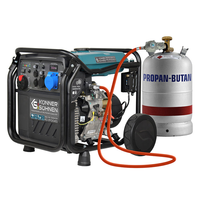 LPG/benzin inverter generator KS 8100iEG