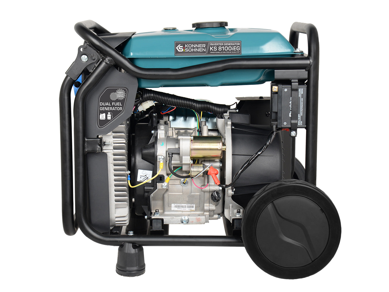 Groupe électrogène à essence-gaz de type inverter KS 8100iEG