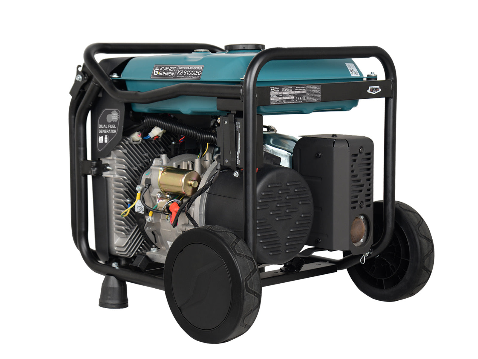 Groupe électrogène à essence-gaz de type inverter KS 8100iEG