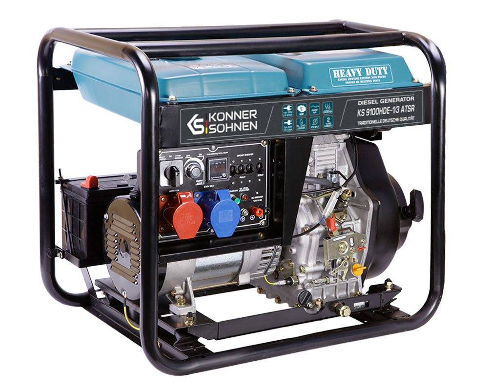 Generador diésel "Könner & Söhnen" KS 9100HDE-1/3 ATSR (EURO V)