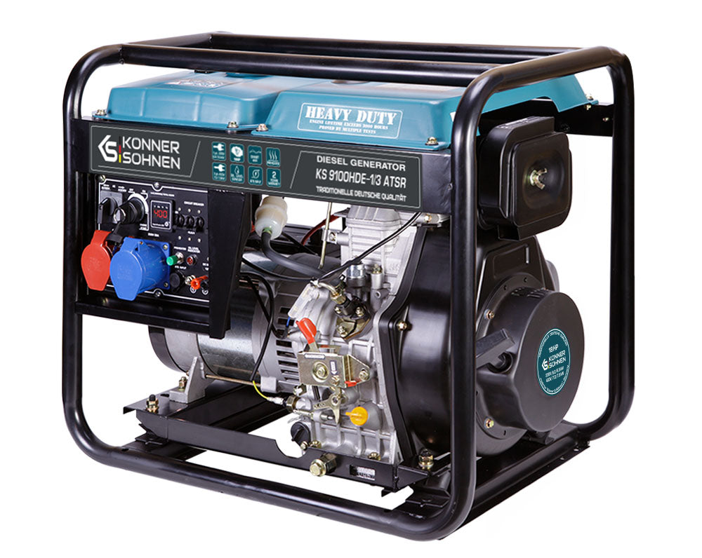 Generador diésel "Könner & Söhnen" KS 9100HDE-1/3 ATSR (EURO V)