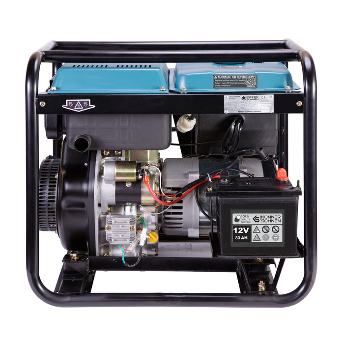 Generador diésel "Könner & Söhnen" KS 9100HDE-1/3 ATSR (EURO V)