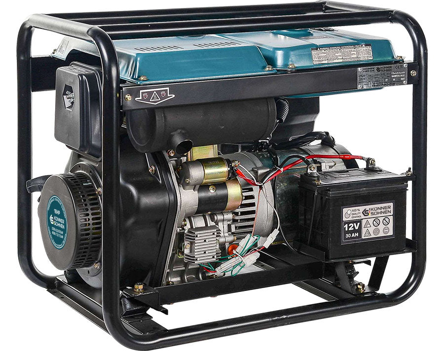 Generador diésel "Könner & Söhnen" KS 9100HDE-1/3 ATSR (EURO V)