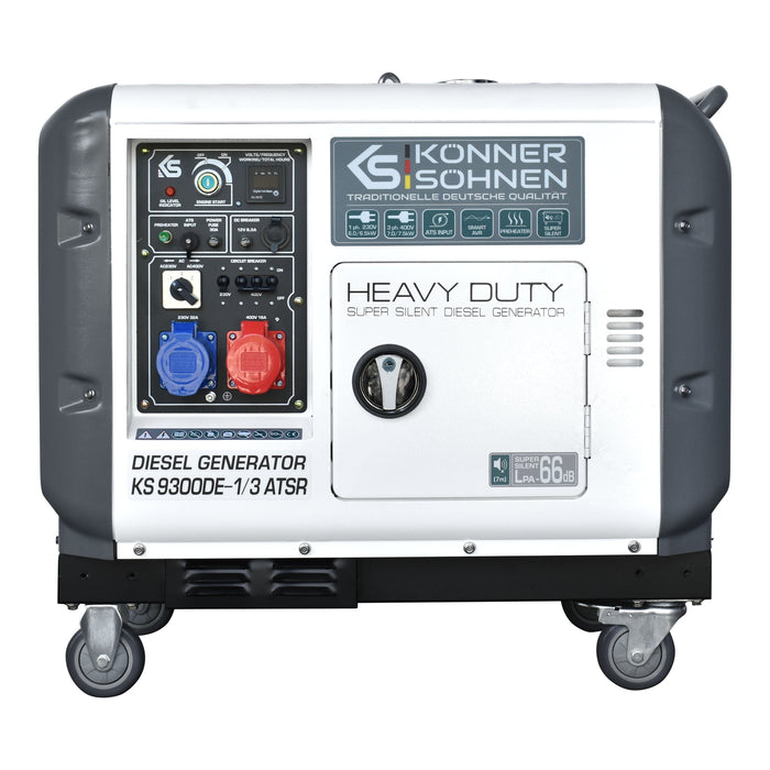 Generador diésel "Könner & Söhnen" KS 9300DE-1/3 ATSR (EURO V)