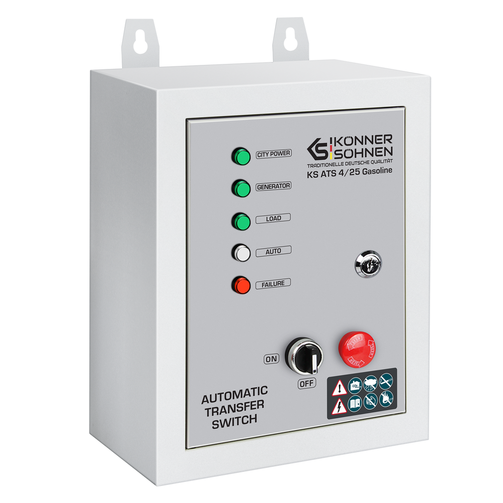 Commutateur de Transfert Automatique KS ATS 4/25 Gasoline