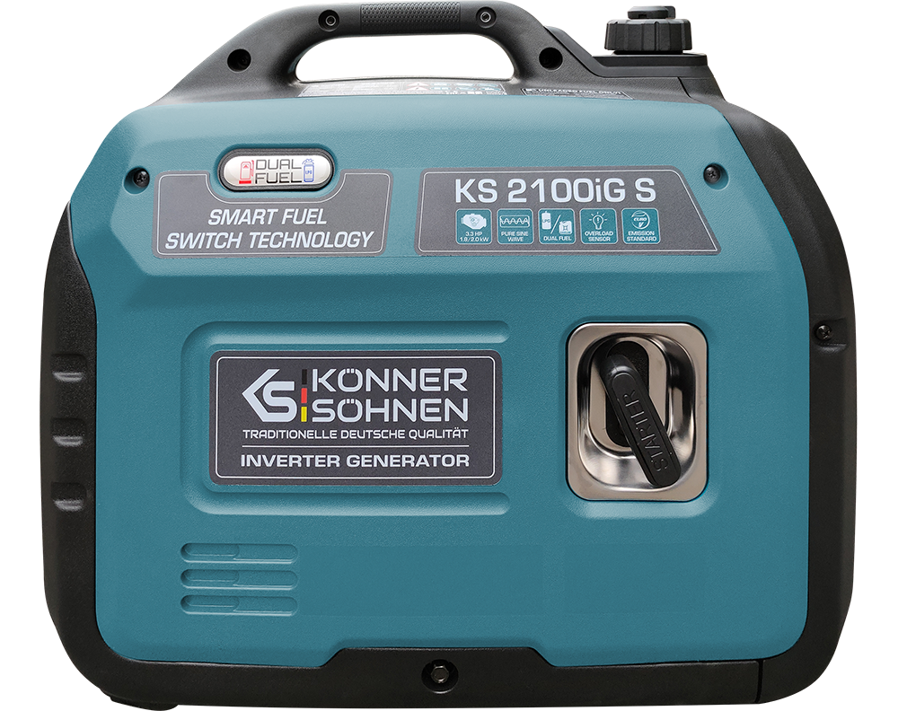 Groupe électrogène à essence-gaz de type inverter KS 2100iG S