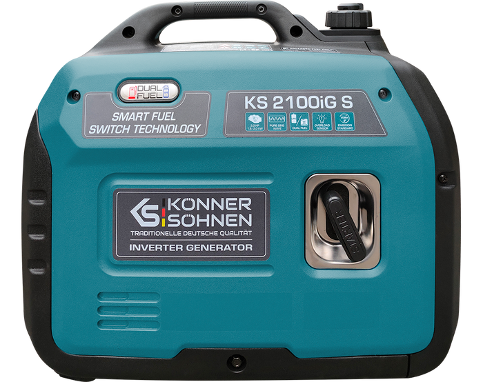 Groupe électrogène à essence-gaz de type inverter KS 2100iG S