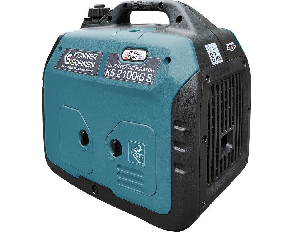 Groupe électrogène à essence-gaz de type inverter KS 2100iG S