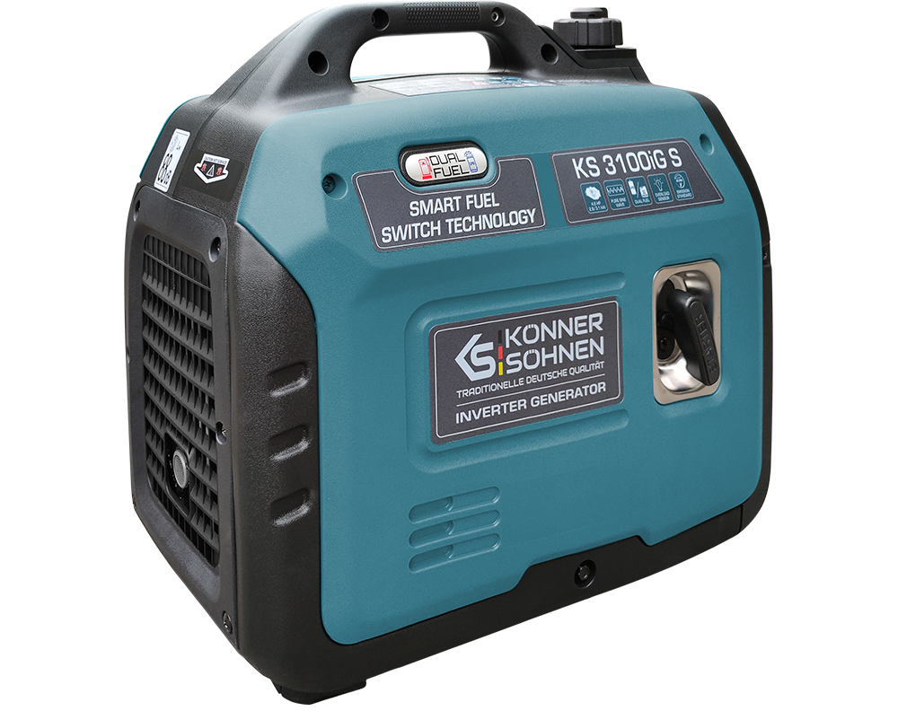 Groupe électrogène à essence-gaz de type inverter KS 3100iG S