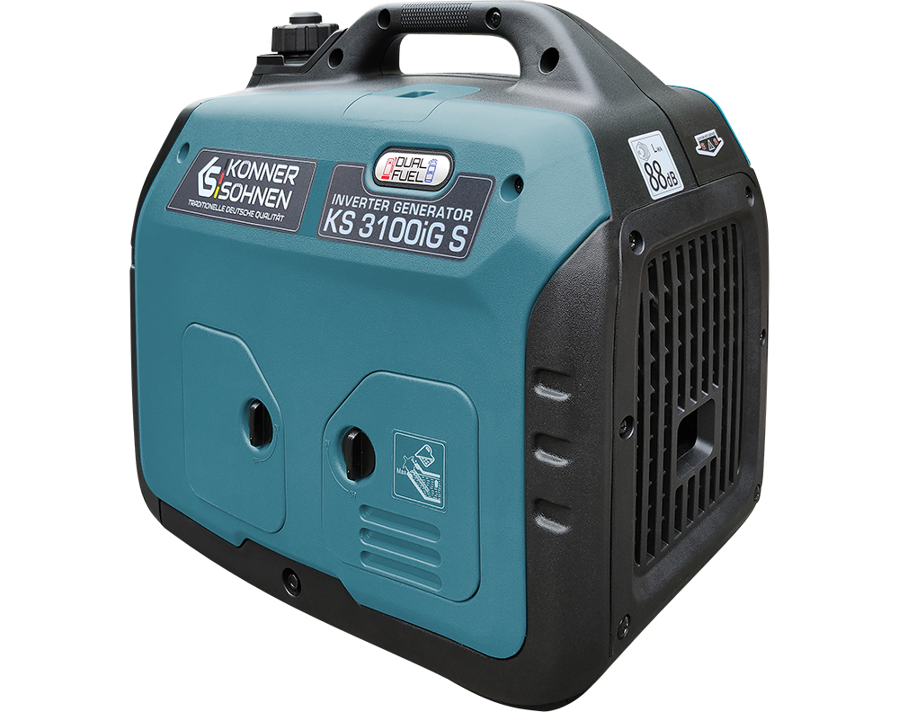 Groupe électrogène à essence-gaz de type inverter KS 3100iG S