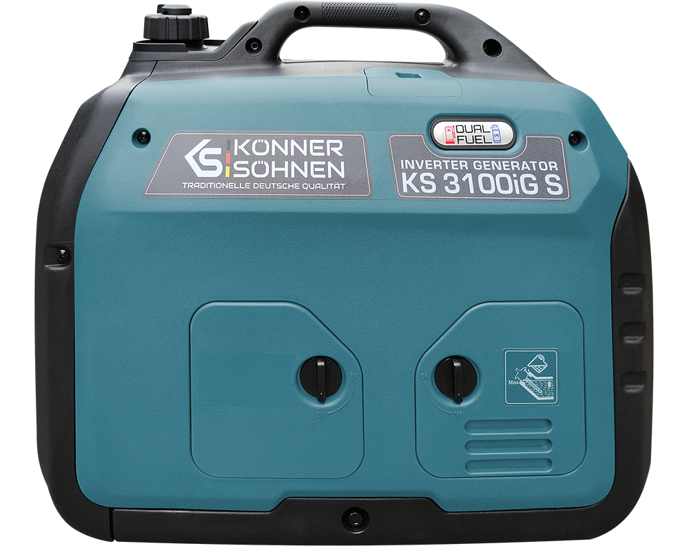 Groupe électrogène à essence-gaz de type inverter KS 3100iG S