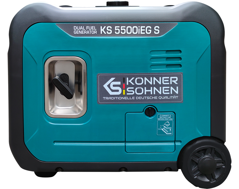 LPG/gasoline inverter generator KS 5500iEG S (Refurbished Good)