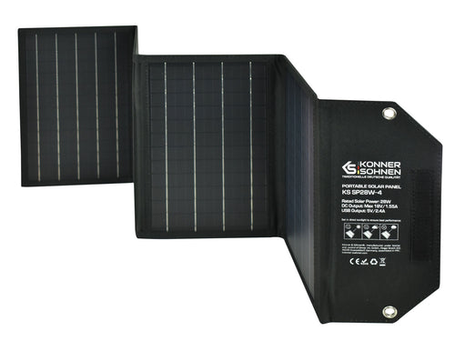 Hordozható napelem KS SP28W-4